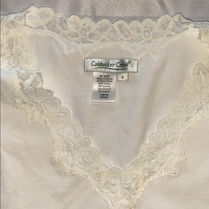 Coldwater Creek white sleeveless shirt size small